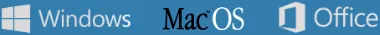 Windows, Mac and Microsoft Office